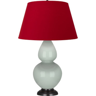 Robert Abbey - 1790R - One Light Table Lamp - Double Gourd - Celadon Glazed Ceramic w/Deep Patina Bronze