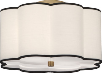 Robert Abbey - 2139 - Two Light Flushmount - Axis - Aged Brass