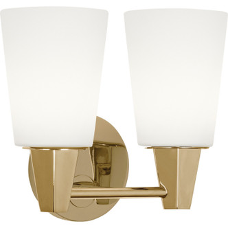 Robert Abbey - 255F - Two Light Wall Sconce - Wheatley - Modern Brass