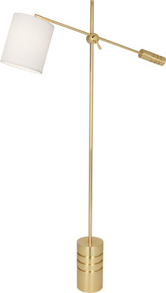 Robert Abbey - 292 - One Light Floor Lamp - Campbell - Modern Brass