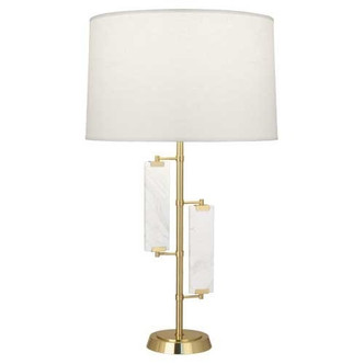 Robert Abbey - 455 - One Light Table Lamp - Alston - Modern Brass w/ Marble