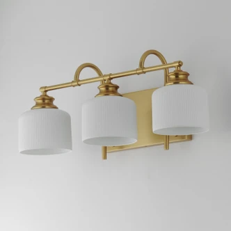 Bisque Three Light Bath Vanity (21493WTNAB)