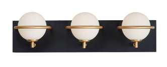 Maxim - 21603SWBKGLD - LED Bath Vanity - Revolve - Black / Gold
