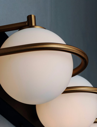 Revolve LED Bath Vanity (21605SWBKGLD)