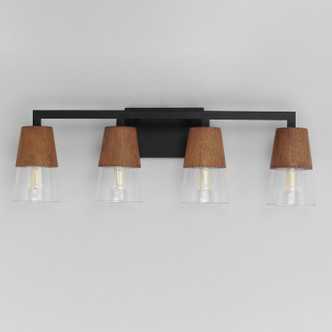 Carpenter Four Light Bath Vanity (21624CLWNBK)