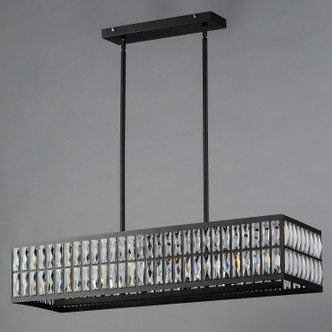 Madeline Six Light Linear Pendant (21817BCBK)
