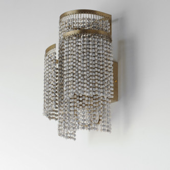 Fontaine Two Light Wall Sconce (22460WWDGS)