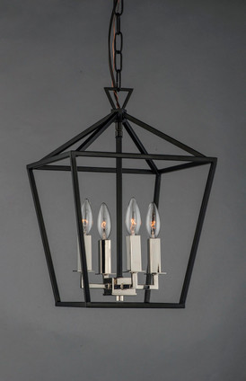 Abode Four Light Chandelier (25152TXBPN)