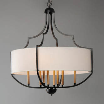 Savant Eight Light Chandelier (25285WLBZAB)