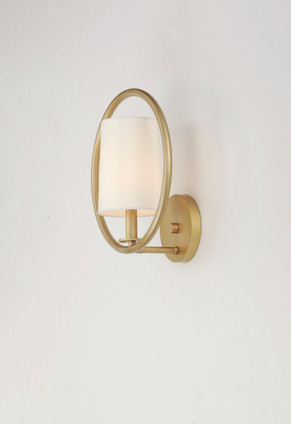 Meridian One Light Semi-Flush Mount (25291OFNAB)