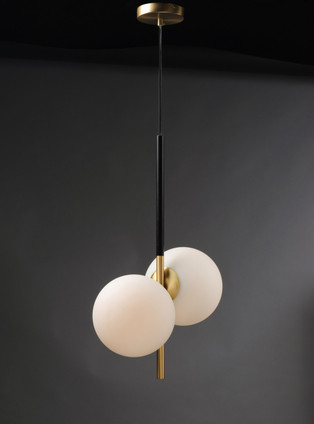 Vesper Two Light Pendant (26035SWSBRBK)