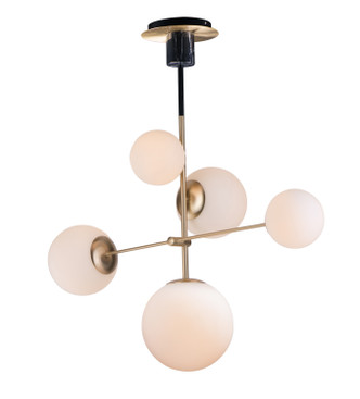 Vesper Five Light pendant (26037SWSBRBK)