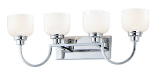 Maxim - 26064WTPC - Four Light Bath Vanity - Swale - Polished Chrome
