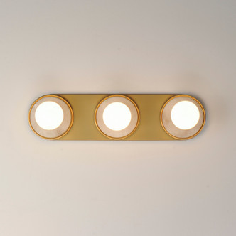 Hollywood Three Light Wall Sconce (26093WANAB)