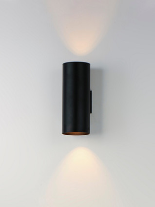 Outpost Two Light Outdoor Wall Lantern (26103BK)