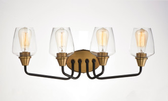 Goblet Four Light Bath Vanity (26123CLBZAB)