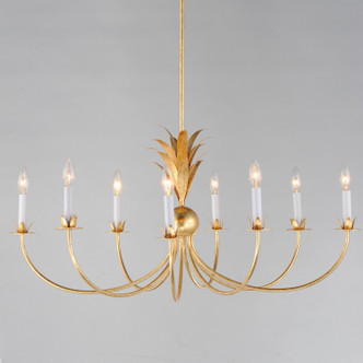 Paloma Eight Light Chandelier (2888GL)
