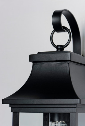 Vicksburg One Light Outdoor Wall Lantern (30022CLBK)