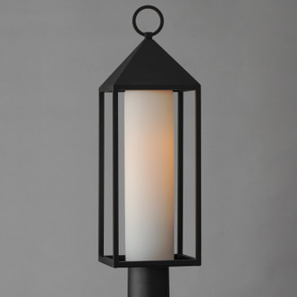 Aldous One Light Outdoor Post Mount (30070SWBK)