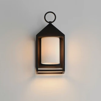Aldous One Light Outdoor Wall Sconce (30071SWBK)
