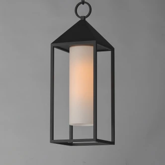 Aldous One Light Outdoor Pendant (30079SWBK)