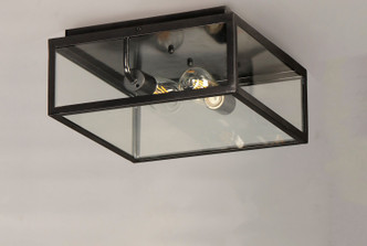 Catalina Two Light Outdoor Ceiling Mount (30098CLDBZ)