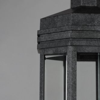 Wright Three Light Outdoor Post Lantern (30220CLBKP)