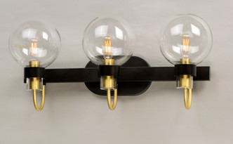 Bauhaus Three Light Bath Vanity (30513CLBZSBR)