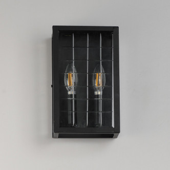 Magnus Two Light Outdoor Wall Sconce (30691CLBK)