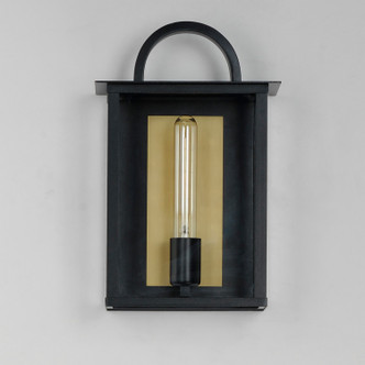 Manchester One Light Outdoor Wall Sconce (30752CLBK)