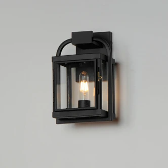 Bonham One Light Outdoor Wall Sconce (30801CLBK)