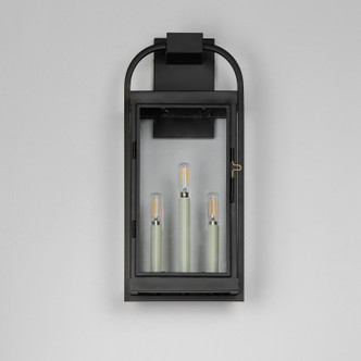 Bonham Three Light Outdoor Wall Sconce (30804CLBK)