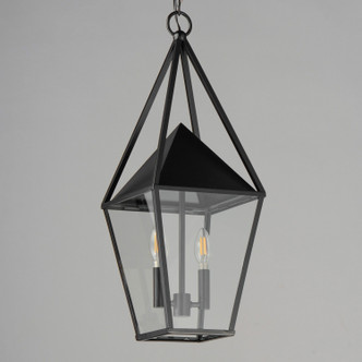 Bavaria Two Light Outdoor Pendant (3168CLBK)