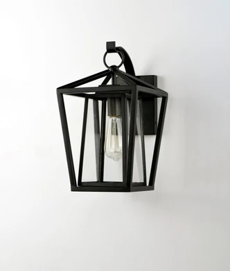 Artisan One Light Outdoor Wall Lantern (3175CLBK)