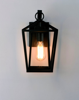 Artisan One Light Outdoor Wall Lantern (3175CLBK)