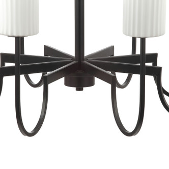 Town and Country Eight Light Chandelier (32008SWBK)