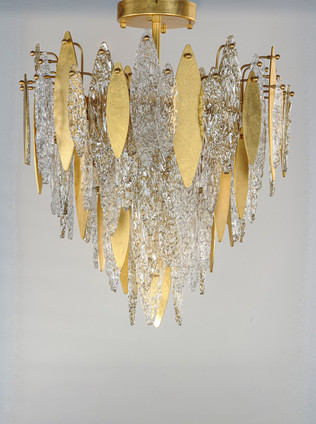 Majestic Ten Light Flush Mount (32320CLCMPGL)
