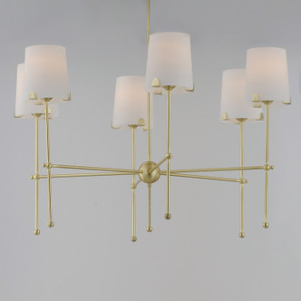 Huntington Six Light Chandelier (32366WTSBR)