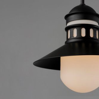 Admiralty One Light Outdoor Pendant (35121SWBK)