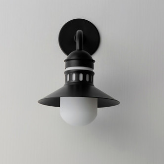 Admiralty One Light Outdoor Wall Sconce (35122SWBK)