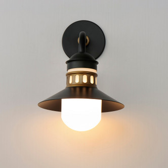 Admiralty One Light Outdoor Wall Sconce (35122SWBKAB)