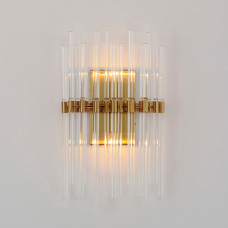 Divine Two Light Wall Sconce (38409CLHR)