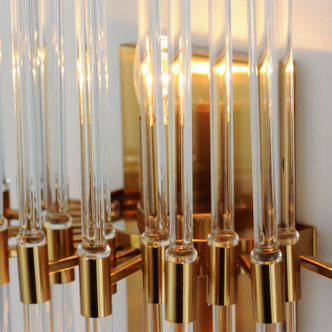 Divine Two Light Wall Sconce (38409CLHR)