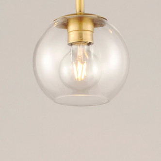 Branch One Light Wall Sconce (38411CLNAB)