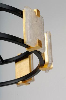 Radiant LED Chandelier (39536CYBKGL)