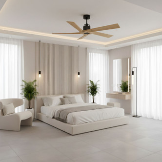Aspen 56 56" Ceiling Fan (5ASPR56MBKNH)