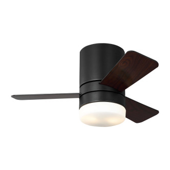 Generation Lighting - 3ERHR32MBKD - 32Ceiling Fan - Era 32 Hugger LED - Midnight Black