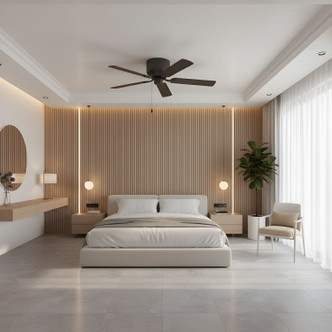 Linden 52 Hugger 52"Ceiling Fan (5LDH52BZ)