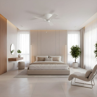 Linden 52 Hugger 52"Ceiling Fan (5LDH52RZW)