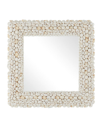 Currey and Company - 1000-0164 - Mirror - Piddock - White